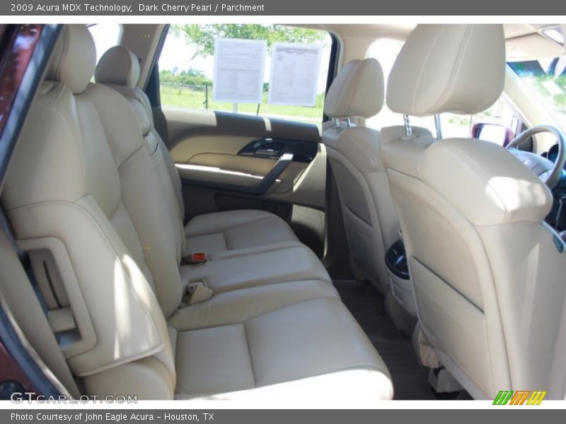 Dark Cherry Pearl / Parchment 2009 Acura MDX Technology