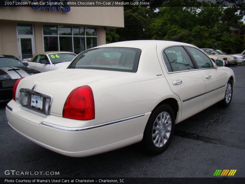 White Chocolate Tri-Coat / Medium Light Stone 2007 Lincoln Town Car Signature