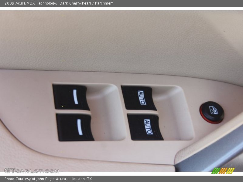 Dark Cherry Pearl / Parchment 2009 Acura MDX Technology