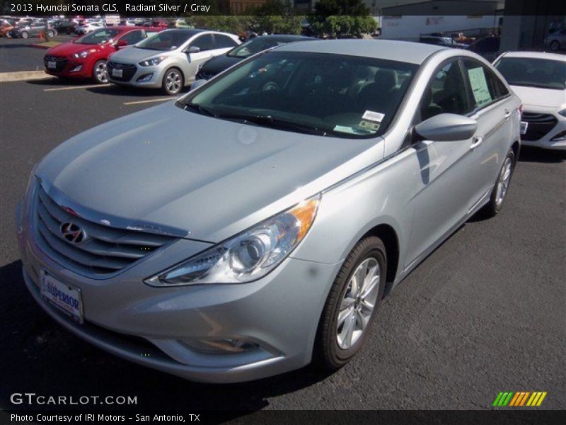 Radiant Silver / Gray 2013 Hyundai Sonata GLS