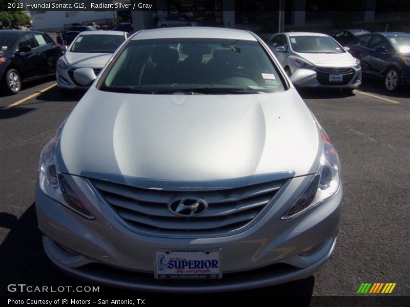 Radiant Silver / Gray 2013 Hyundai Sonata GLS