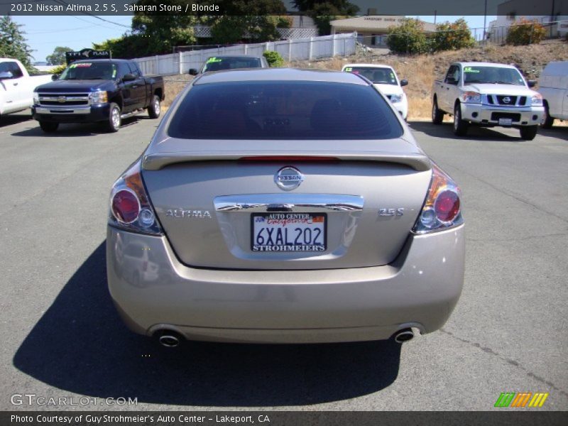Saharan Stone / Blonde 2012 Nissan Altima 2.5 S