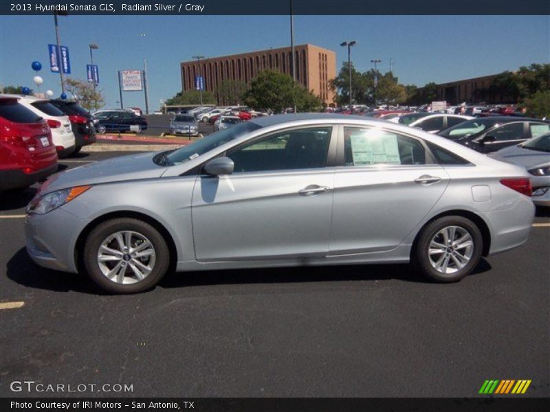 Radiant Silver / Gray 2013 Hyundai Sonata GLS