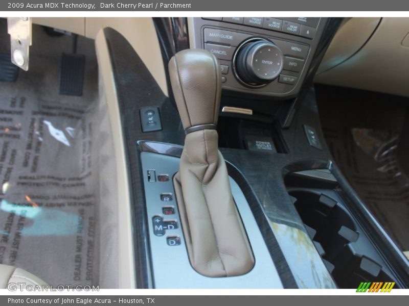 Dark Cherry Pearl / Parchment 2009 Acura MDX Technology