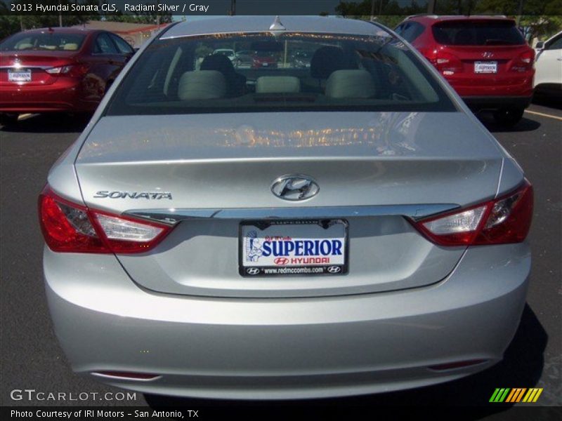 Radiant Silver / Gray 2013 Hyundai Sonata GLS