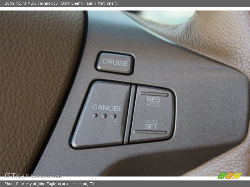 Dark Cherry Pearl / Parchment 2009 Acura MDX Technology