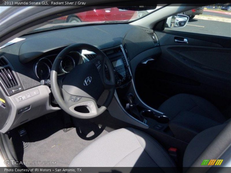 Radiant Silver / Gray 2013 Hyundai Sonata GLS