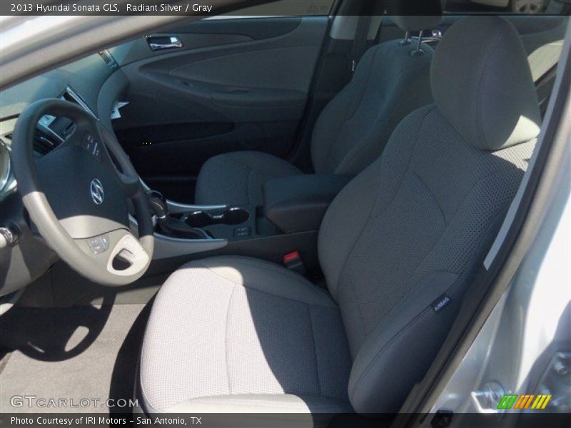Radiant Silver / Gray 2013 Hyundai Sonata GLS