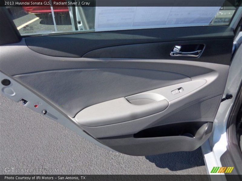 Radiant Silver / Gray 2013 Hyundai Sonata GLS