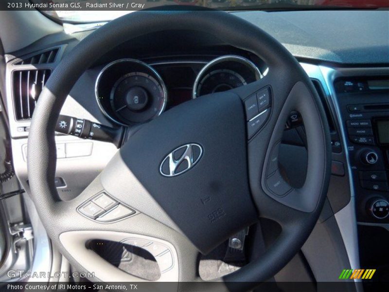 Radiant Silver / Gray 2013 Hyundai Sonata GLS