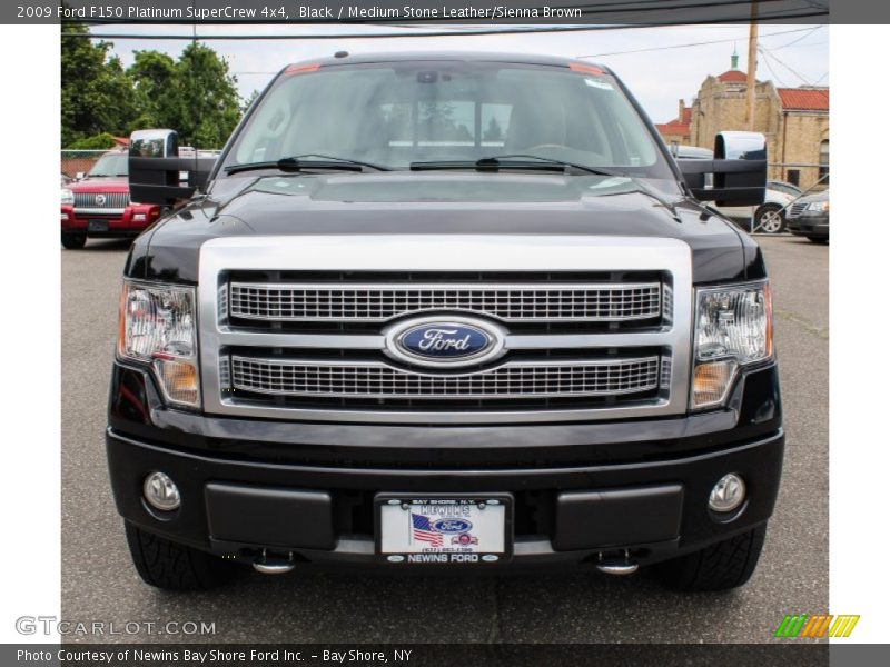 Black / Medium Stone Leather/Sienna Brown 2009 Ford F150 Platinum SuperCrew 4x4