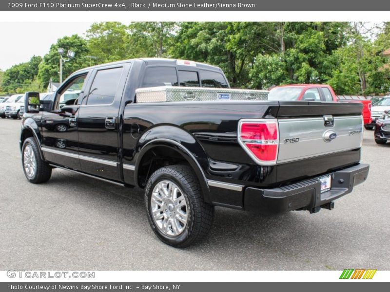 Black / Medium Stone Leather/Sienna Brown 2009 Ford F150 Platinum SuperCrew 4x4