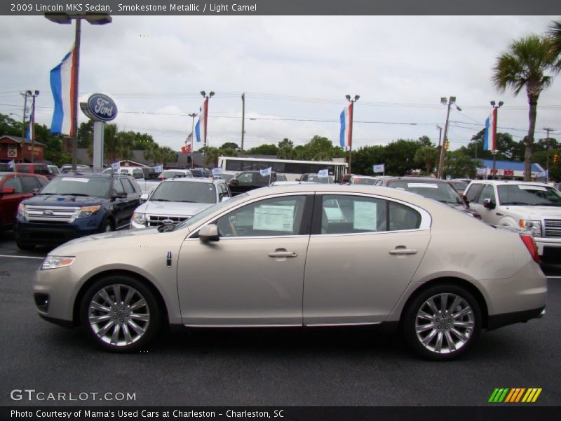 Smokestone Metallic / Light Camel 2009 Lincoln MKS Sedan