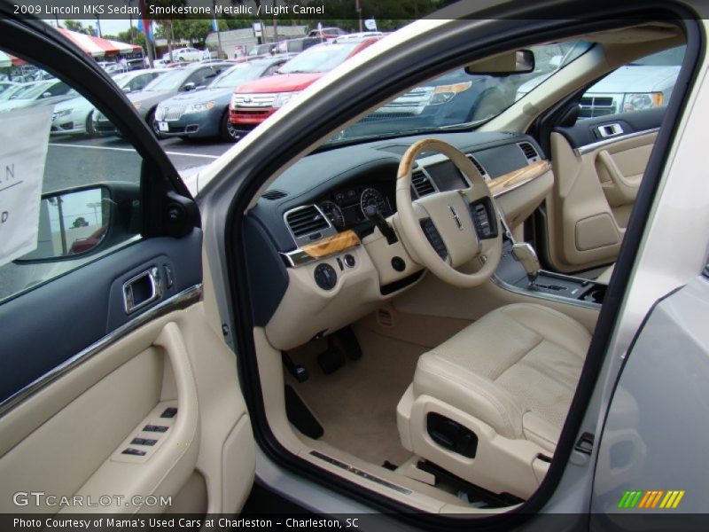 Smokestone Metallic / Light Camel 2009 Lincoln MKS Sedan