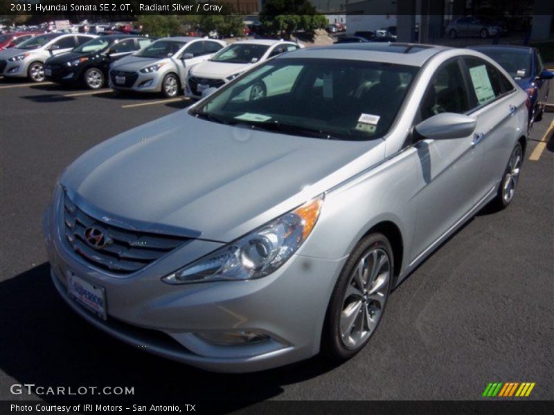 Radiant Silver / Gray 2013 Hyundai Sonata SE 2.0T
