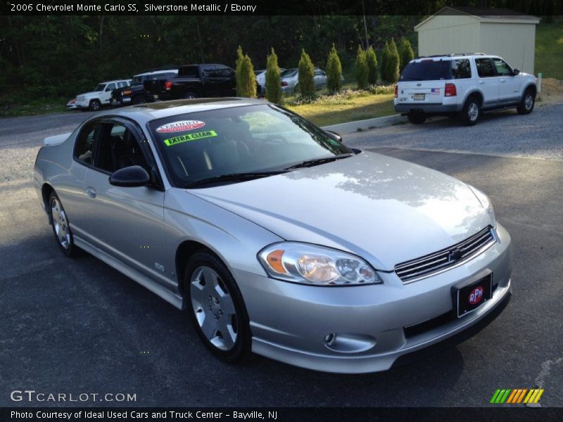 Silverstone Metallic / Ebony 2006 Chevrolet Monte Carlo SS