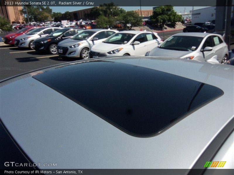 Radiant Silver / Gray 2013 Hyundai Sonata SE 2.0T