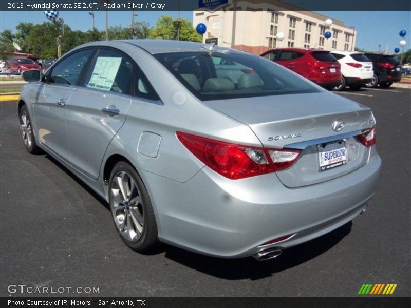 Radiant Silver / Gray 2013 Hyundai Sonata SE 2.0T