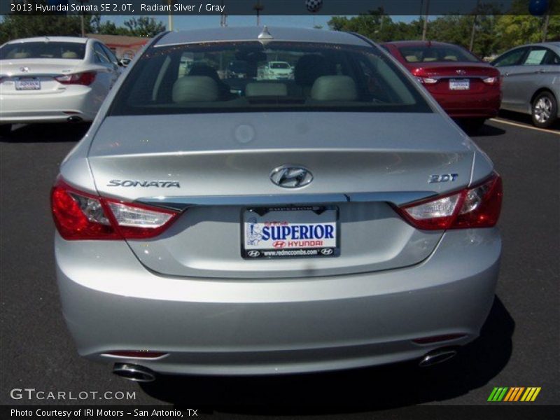 Radiant Silver / Gray 2013 Hyundai Sonata SE 2.0T