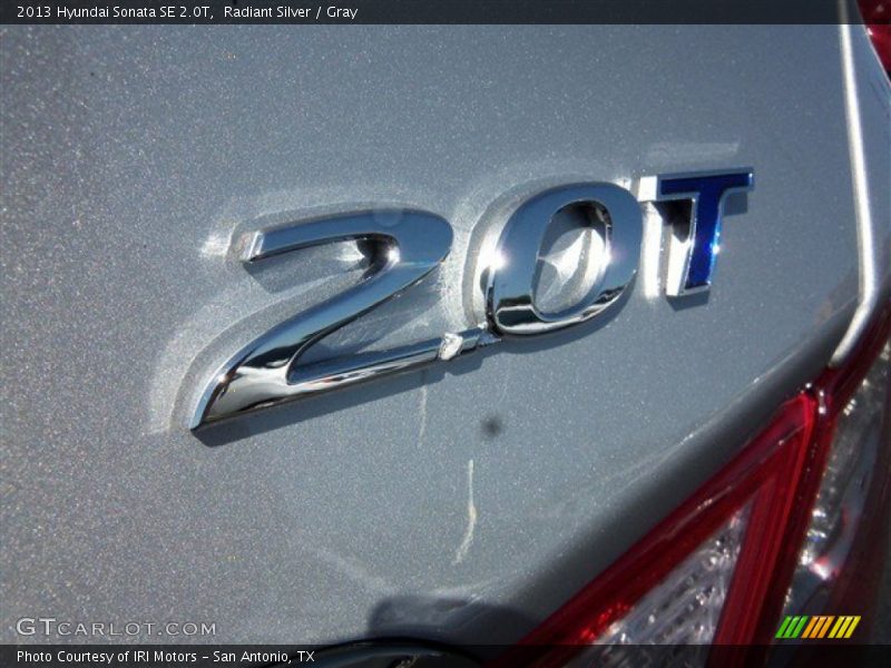 Radiant Silver / Gray 2013 Hyundai Sonata SE 2.0T