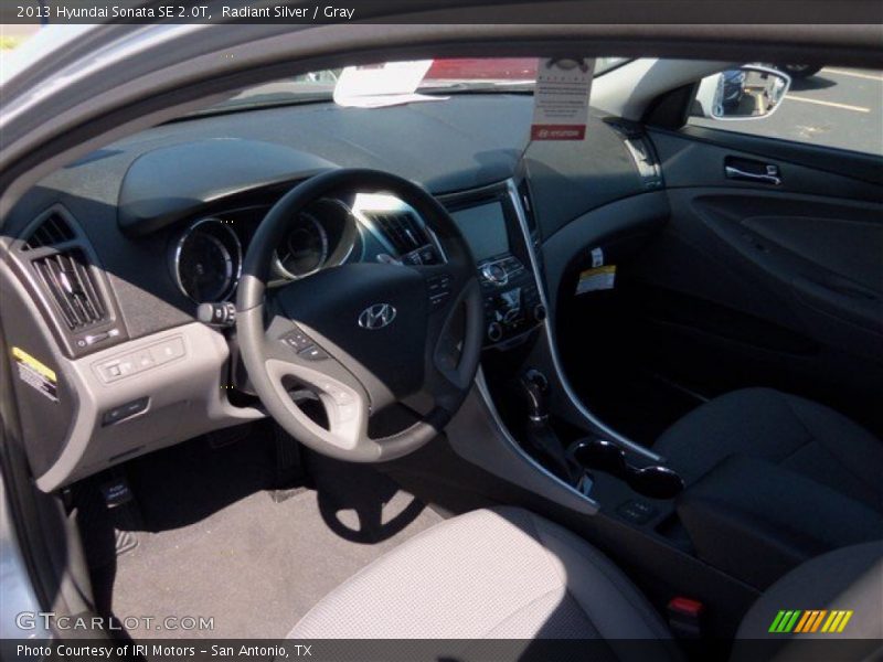 Radiant Silver / Gray 2013 Hyundai Sonata SE 2.0T