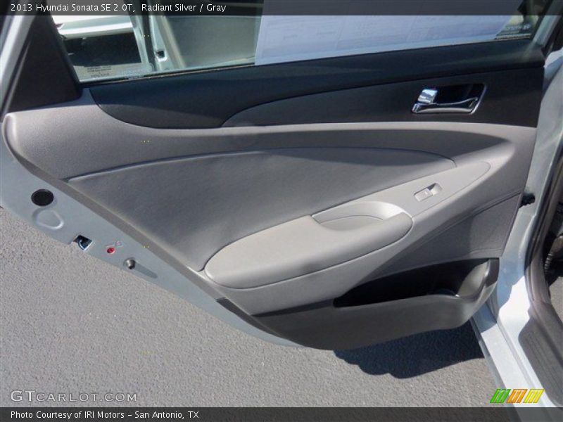 Radiant Silver / Gray 2013 Hyundai Sonata SE 2.0T