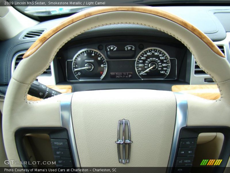 Smokestone Metallic / Light Camel 2009 Lincoln MKS Sedan