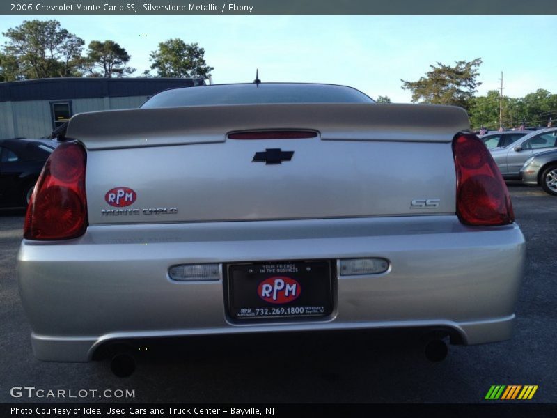 Silverstone Metallic / Ebony 2006 Chevrolet Monte Carlo SS
