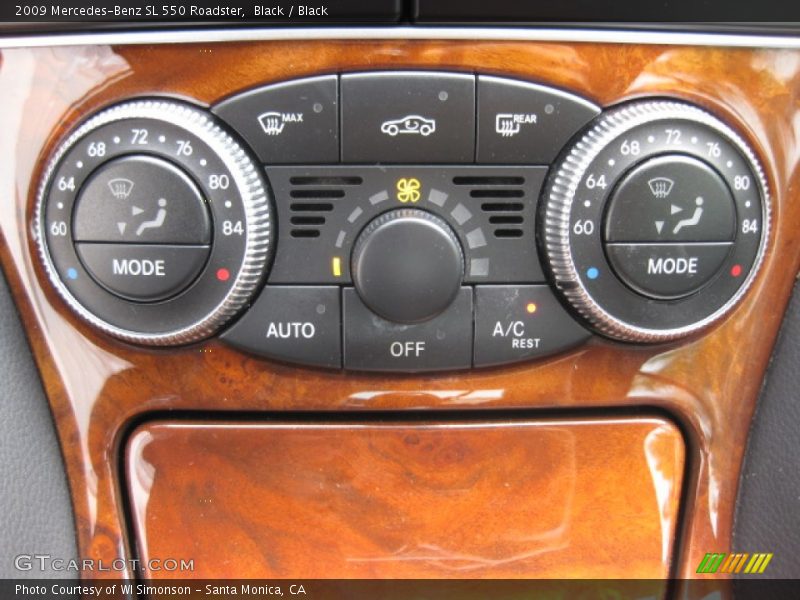 Black / Black 2009 Mercedes-Benz SL 550 Roadster