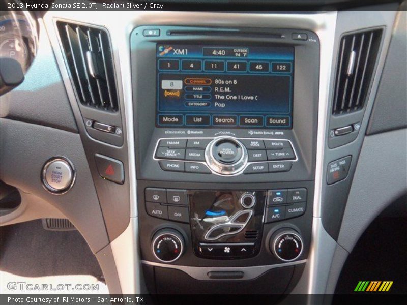 Radiant Silver / Gray 2013 Hyundai Sonata SE 2.0T