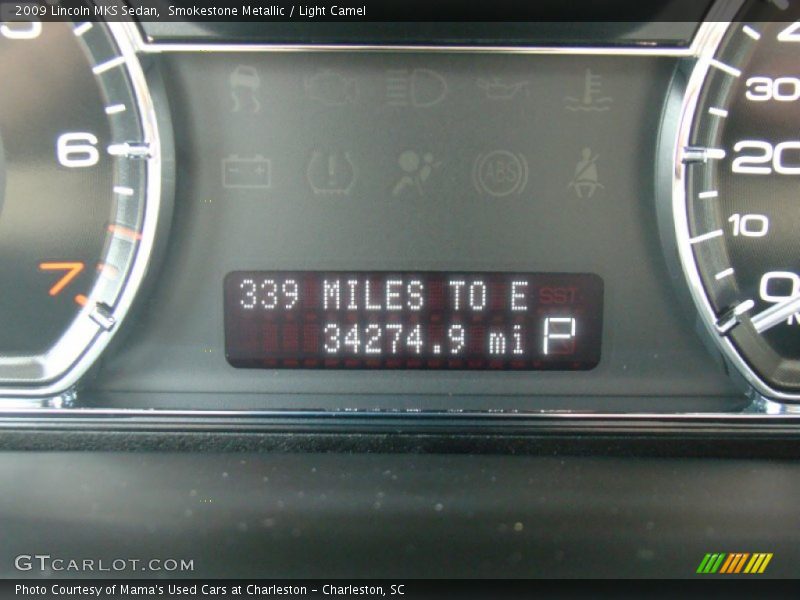 Smokestone Metallic / Light Camel 2009 Lincoln MKS Sedan