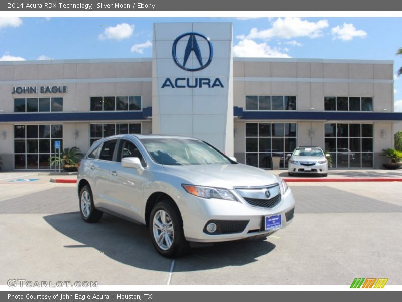 Silver Moon / Ebony 2014 Acura RDX Technology