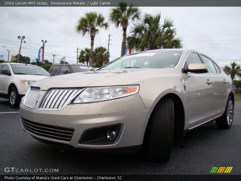 Smokestone Metallic / Light Camel 2009 Lincoln MKS Sedan