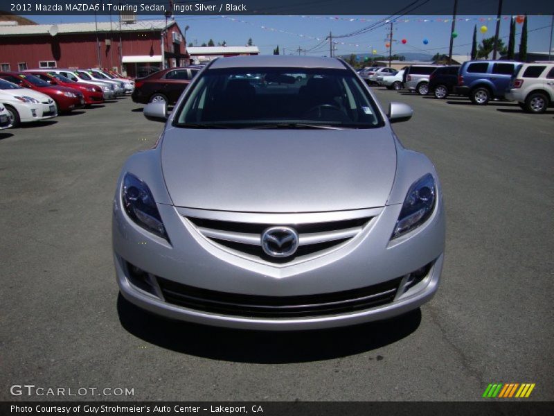 Ingot Silver / Black 2012 Mazda MAZDA6 i Touring Sedan