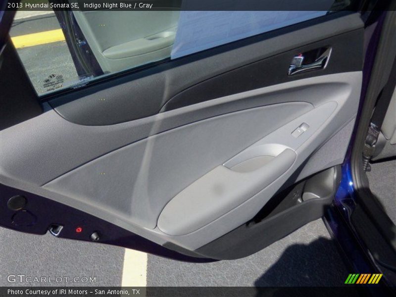 Indigo Night Blue / Gray 2013 Hyundai Sonata SE