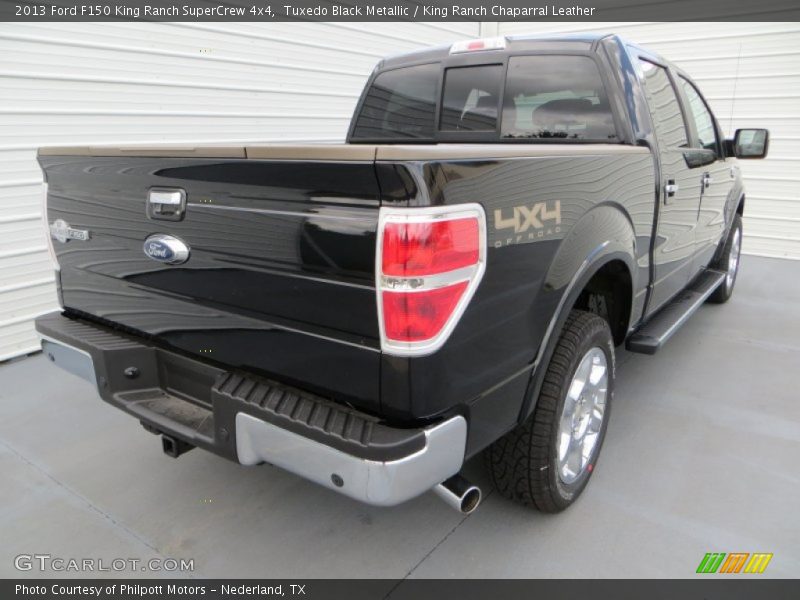 Tuxedo Black Metallic / King Ranch Chaparral Leather 2013 Ford F150 King Ranch SuperCrew 4x4