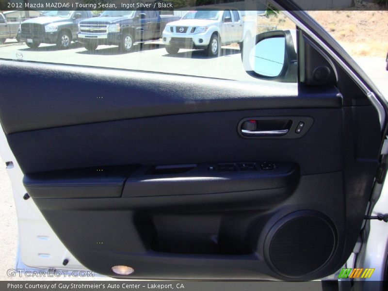 Ingot Silver / Black 2012 Mazda MAZDA6 i Touring Sedan