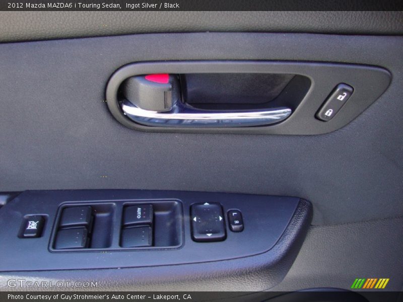 Ingot Silver / Black 2012 Mazda MAZDA6 i Touring Sedan