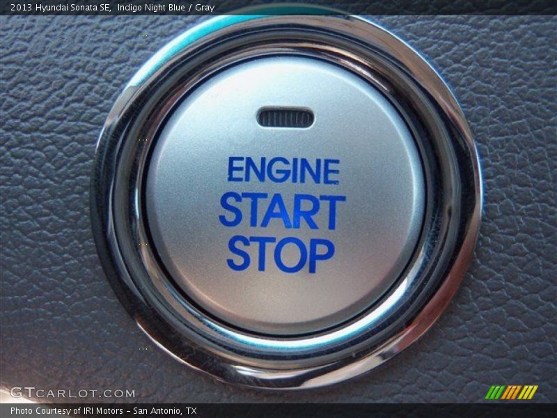 Indigo Night Blue / Gray 2013 Hyundai Sonata SE