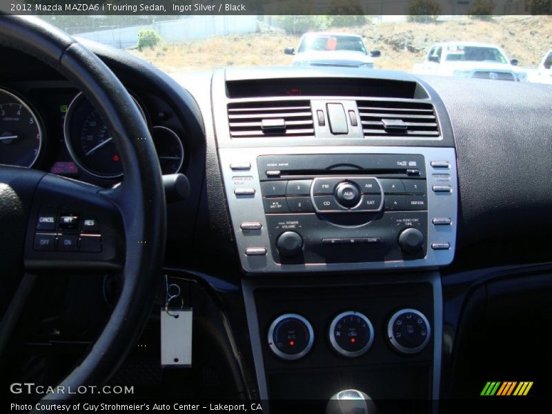Ingot Silver / Black 2012 Mazda MAZDA6 i Touring Sedan