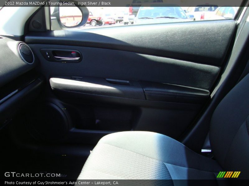 Ingot Silver / Black 2012 Mazda MAZDA6 i Touring Sedan