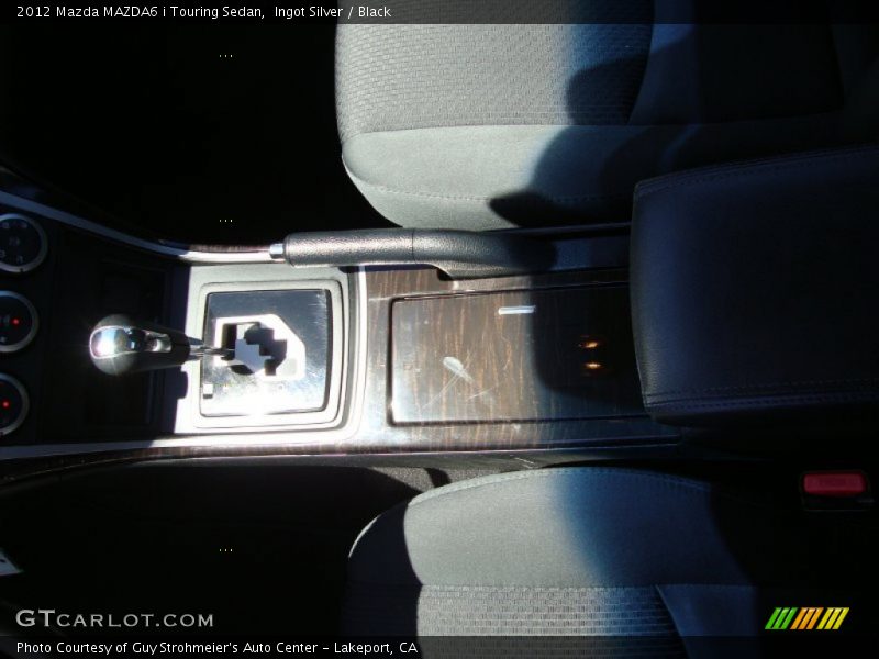 Ingot Silver / Black 2012 Mazda MAZDA6 i Touring Sedan