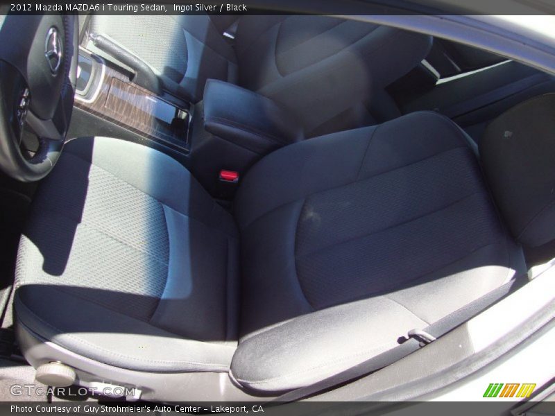 Ingot Silver / Black 2012 Mazda MAZDA6 i Touring Sedan