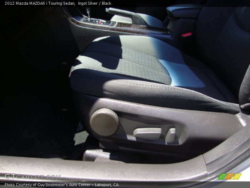 Ingot Silver / Black 2012 Mazda MAZDA6 i Touring Sedan