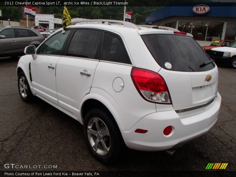 Arctic Ice White / Black/Light Titanium 2012 Chevrolet Captiva Sport LT