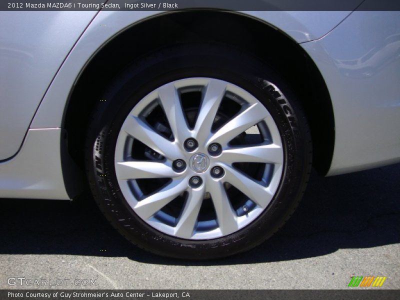 Ingot Silver / Black 2012 Mazda MAZDA6 i Touring Sedan