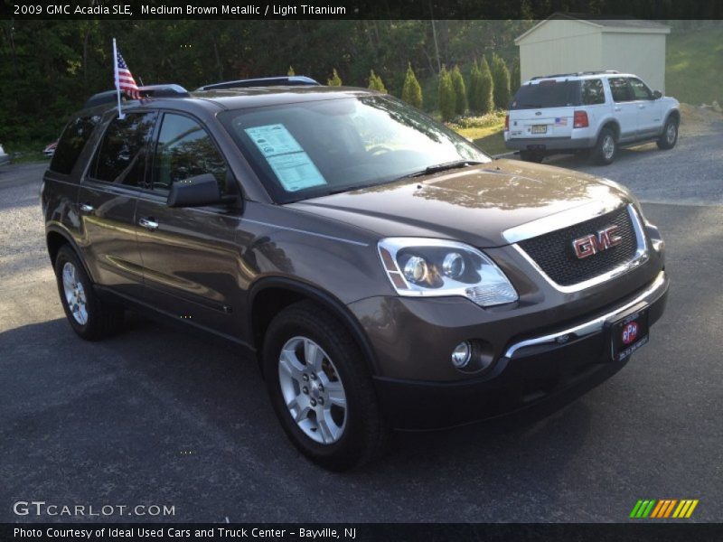 Medium Brown Metallic / Light Titanium 2009 GMC Acadia SLE
