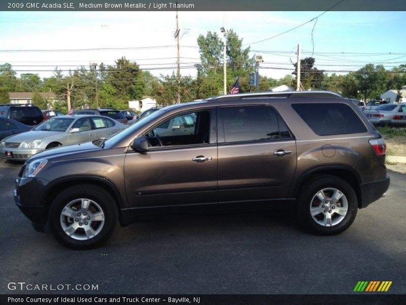 Medium Brown Metallic / Light Titanium 2009 GMC Acadia SLE