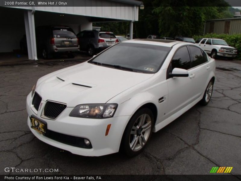 White Hot / Onyx 2008 Pontiac G8