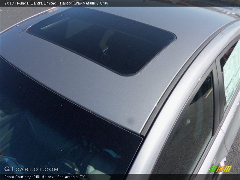 Harbor Gray Metallic / Gray 2013 Hyundai Elantra Limited